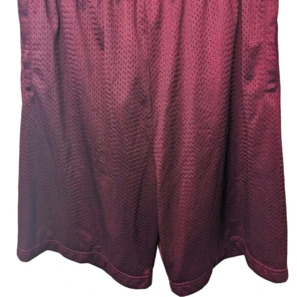 Brooks Maroon Mesh Training Shorts Mens Size Large - Picture 6 of 11